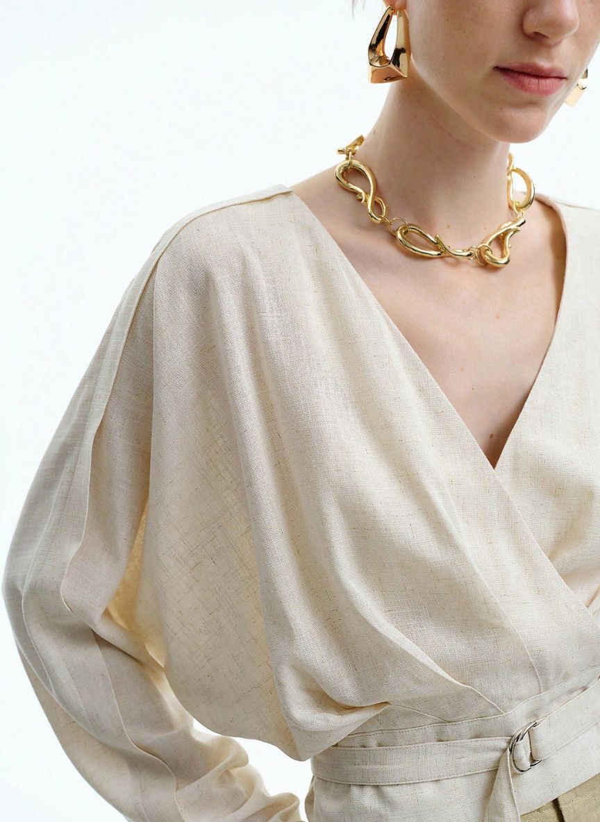 Adjustable Waist T-Shirt Dropped Sarong - Linheir