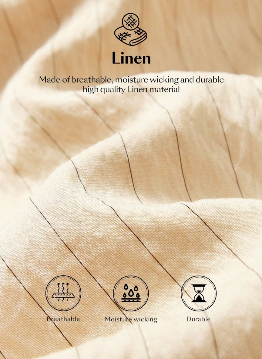 Women's Striped Pants with Drawstring – Linheir