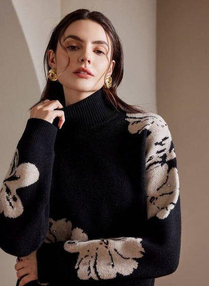 Elegant Women's Knit Sweater – Linheir