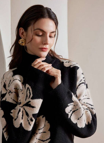 Elegant Women's Knit Sweater – Linheir