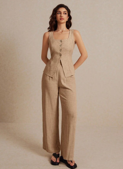 Classic Minimalist Women’s Blouse – Linheir