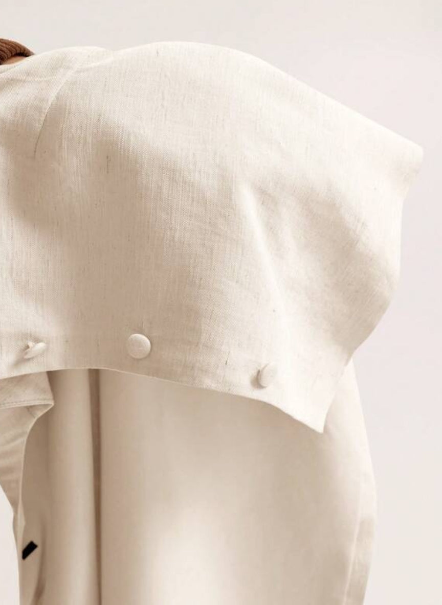 Women’s Minimalist Sleeveless Linen Blouse – Linheir