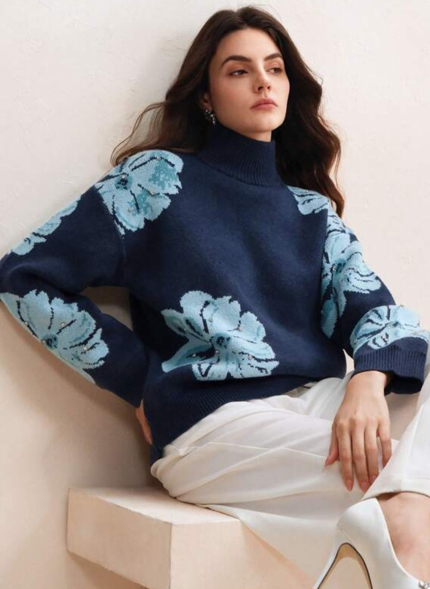 Elegant Women's Knit Sweater – Linheir