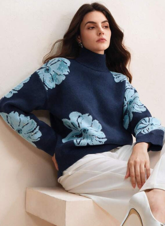 Elegant Women's Knit Sweater – Linheir