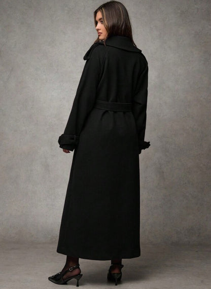 Trench Coat Long Sleeve Front Button – Linheir