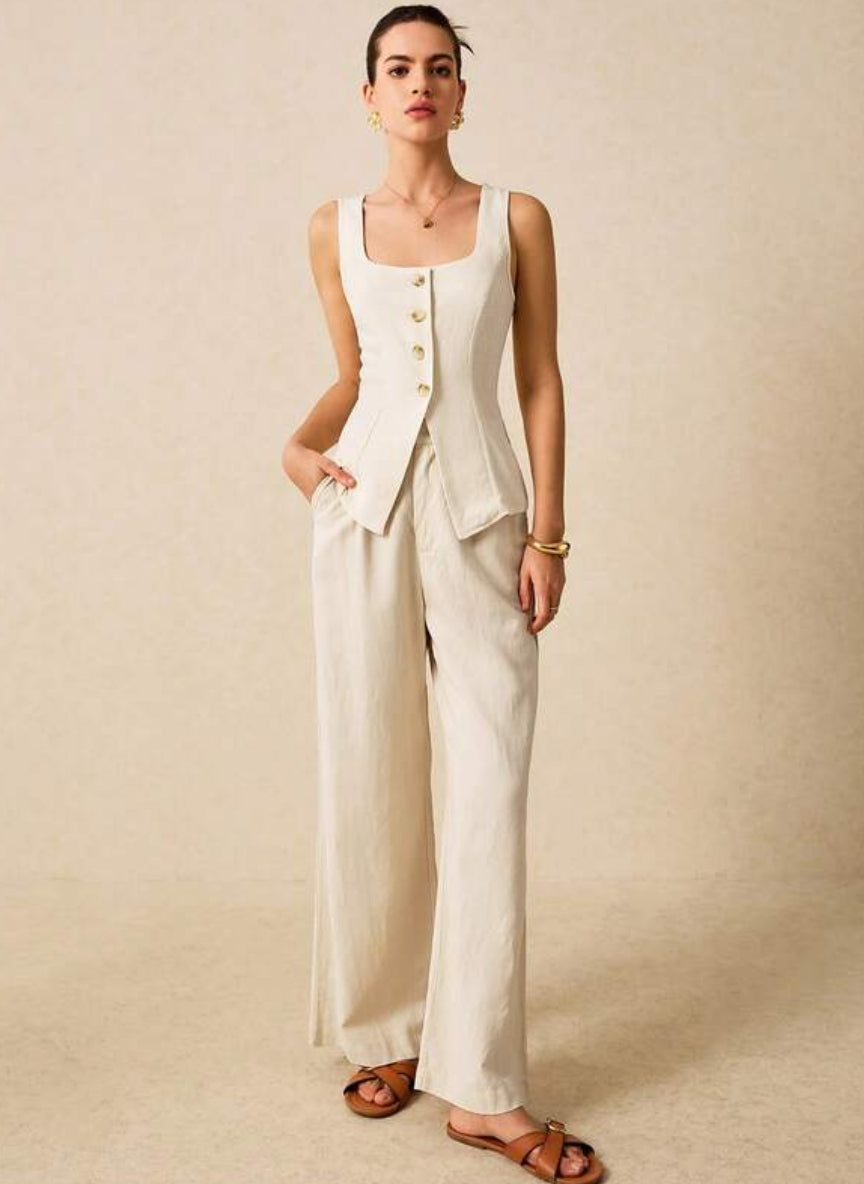 Classic Minimalist Women’s Blouse – Linheir