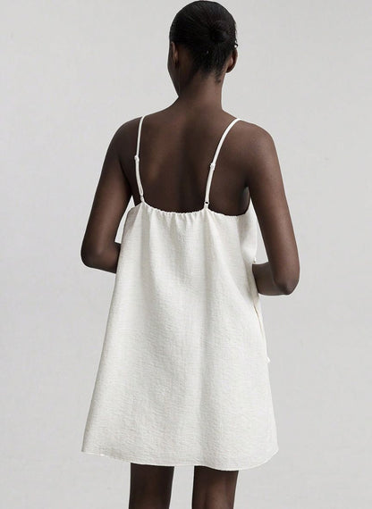 Short Pearl A-line Dress - Linheir