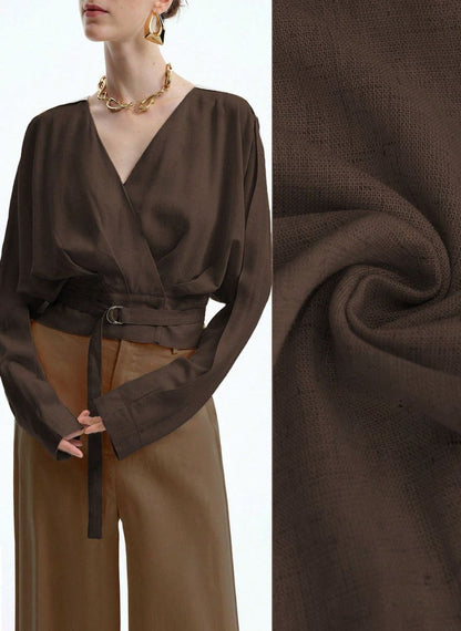 Adjustable Waist T-Shirt Dropped Sarong - Linheir