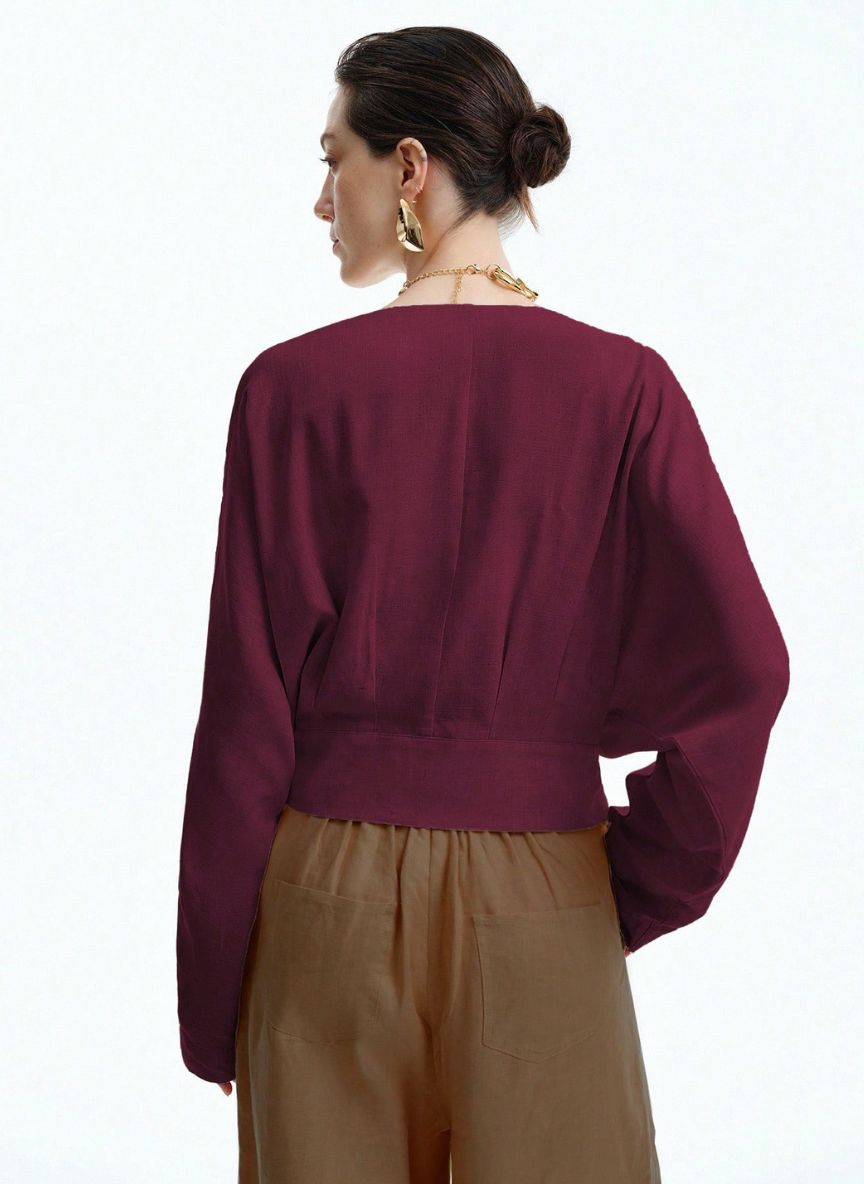 Adjustable Waist T-Shirt Dropped Sarong - Linheir