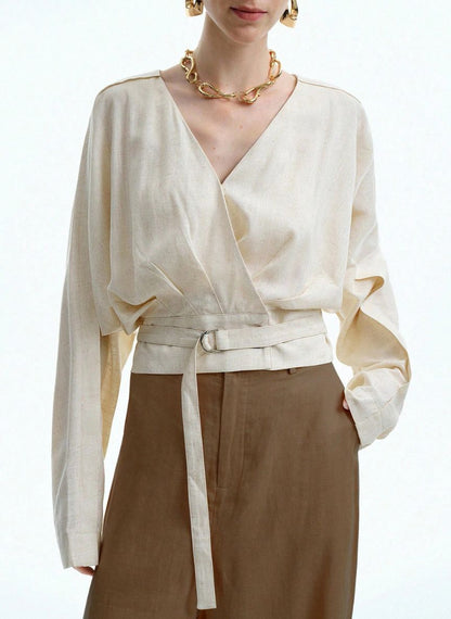 Adjustable Waist T-Shirt Dropped Sarong - Linheir