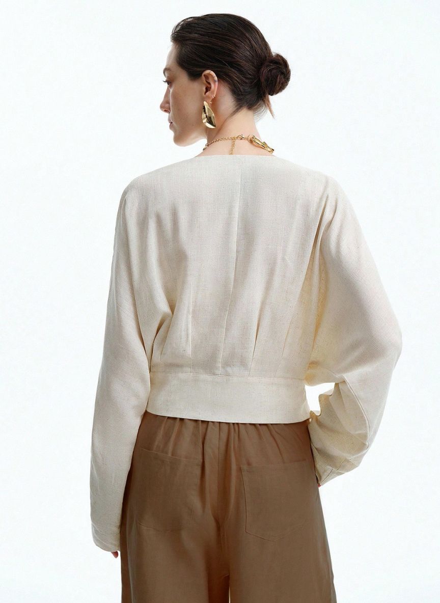 Adjustable Waist T-Shirt Dropped Sarong - Linheir