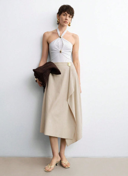 Asymmetrical Hem Skirt – Linheir