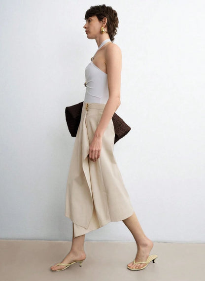 Asymmetrical Hem Skirt – Linheir