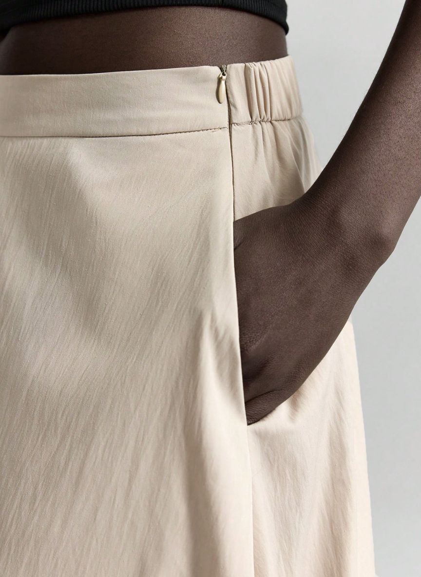 Balloon Skirt with Elastic Waistband – Linheir