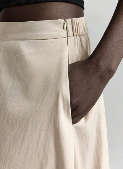 Balloon Skirt with Elastic Waistband – Linheir