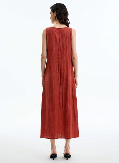 Elegant Round Neck Dress - Linheir