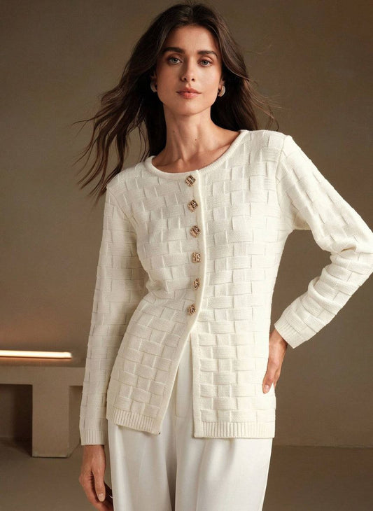 French Style V-Neck Cardigan – Linheir