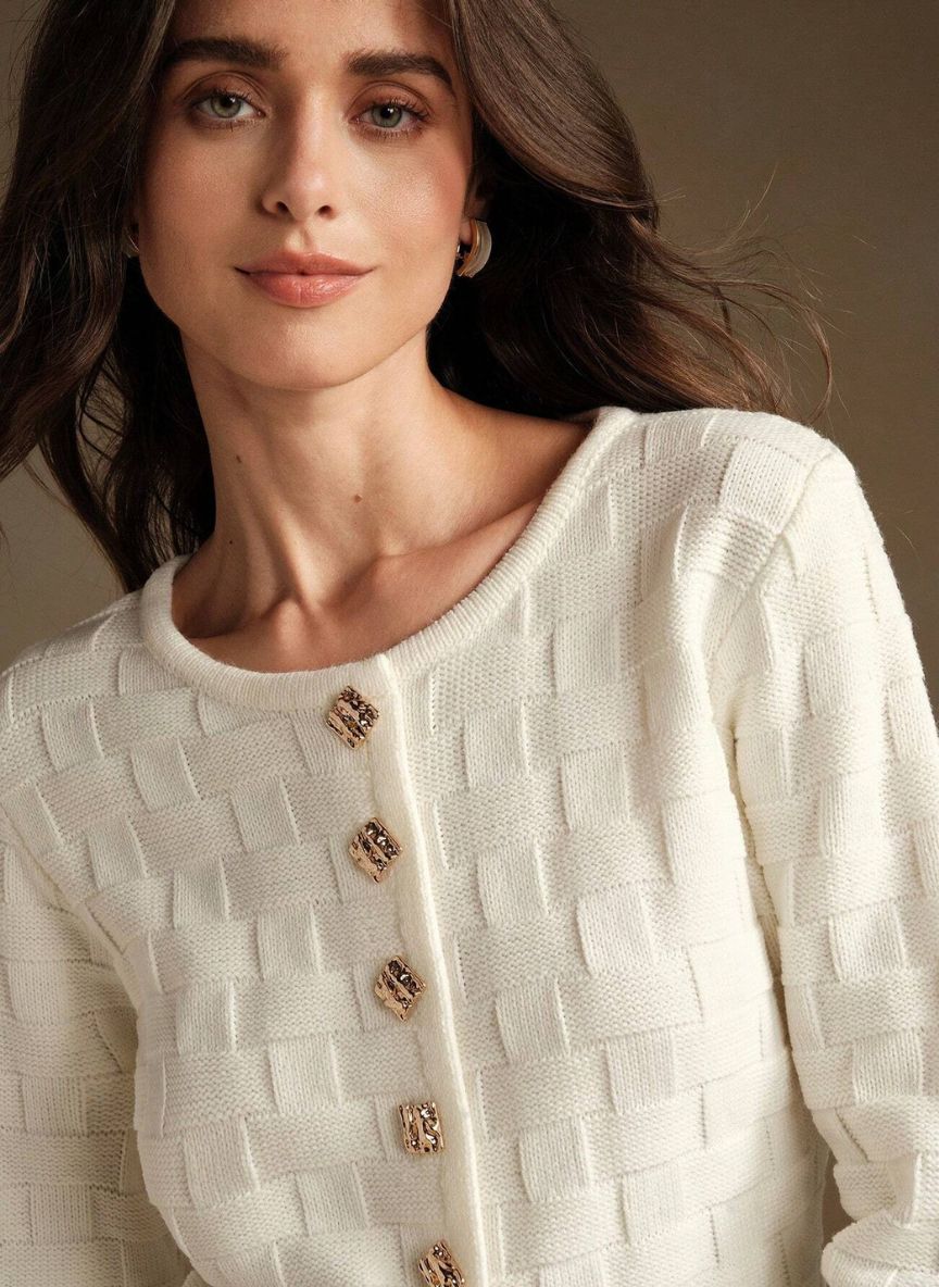 French Style V-Neck Cardigan – Linheir