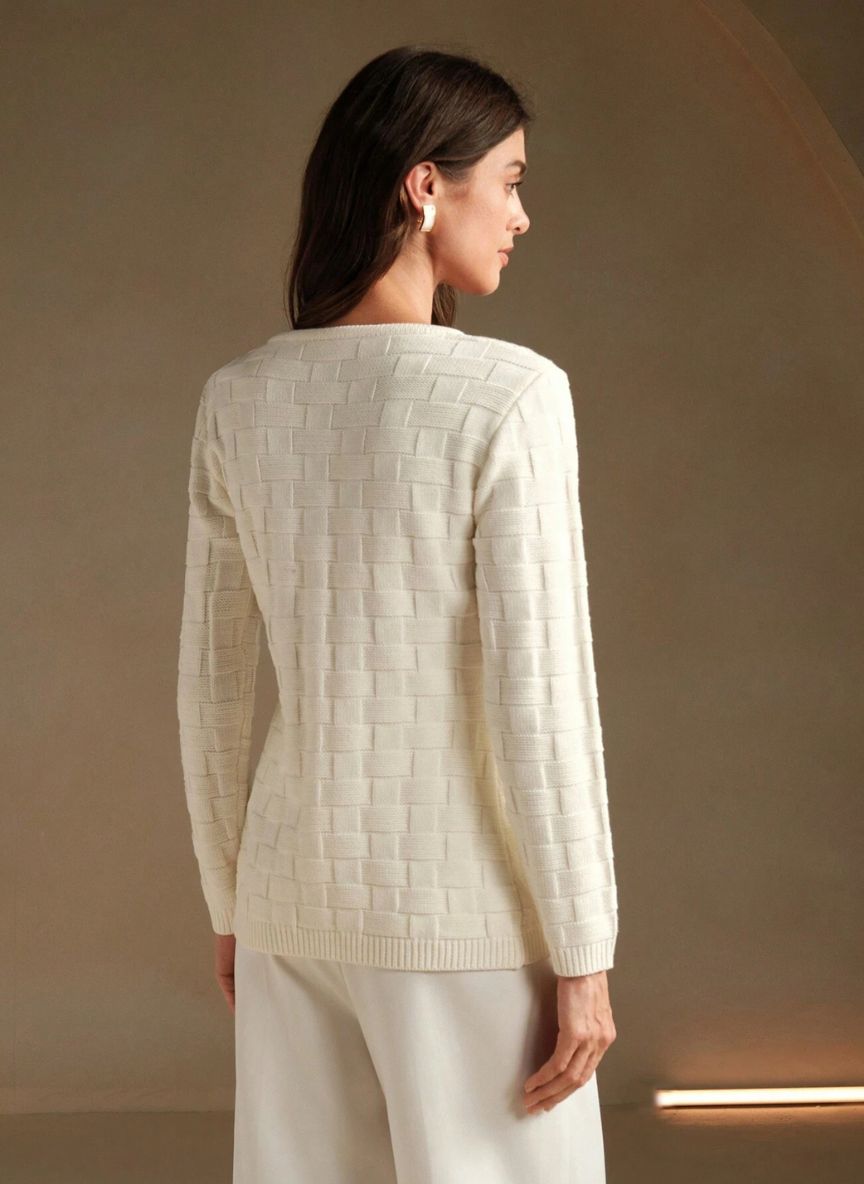 French Style V-Neck Cardigan – Linheir