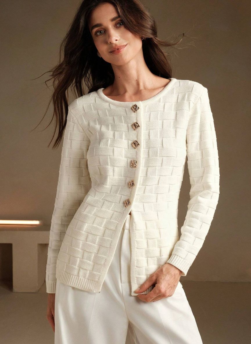 French Style V-Neck Cardigan – Linheir