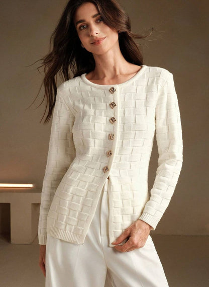 French Style V-Neck Cardigan – Linheir