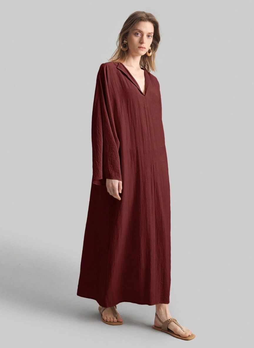 Loose-fitting Maxi Dress - Linheir