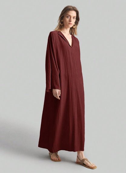 Loose-fitting Maxi Dress - Linheir