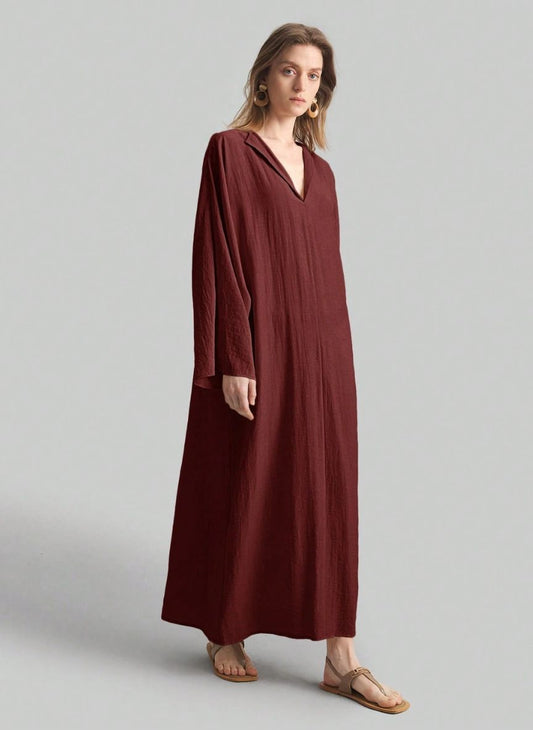 Loose-fitting Maxi Dress - Linheir