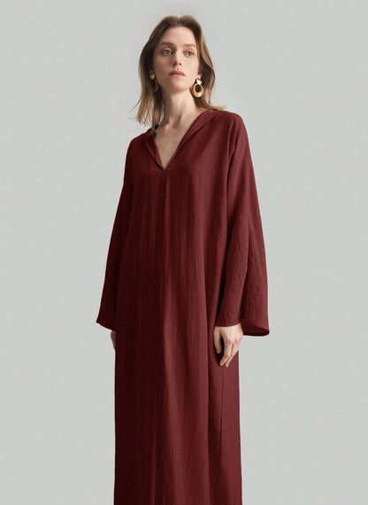 Loose-fitting Maxi Dress - Linheir