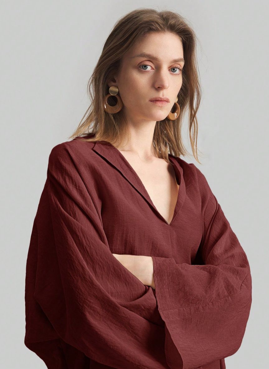 Loose-fitting Maxi Dress - Linheir