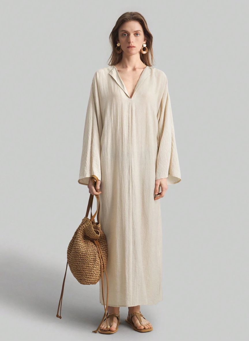 Loose-fitting Maxi Dress - Linheir