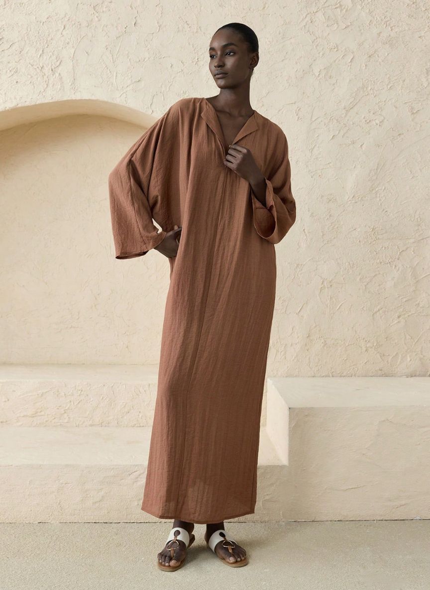 Loose-fitting Maxi Dress - Linheir