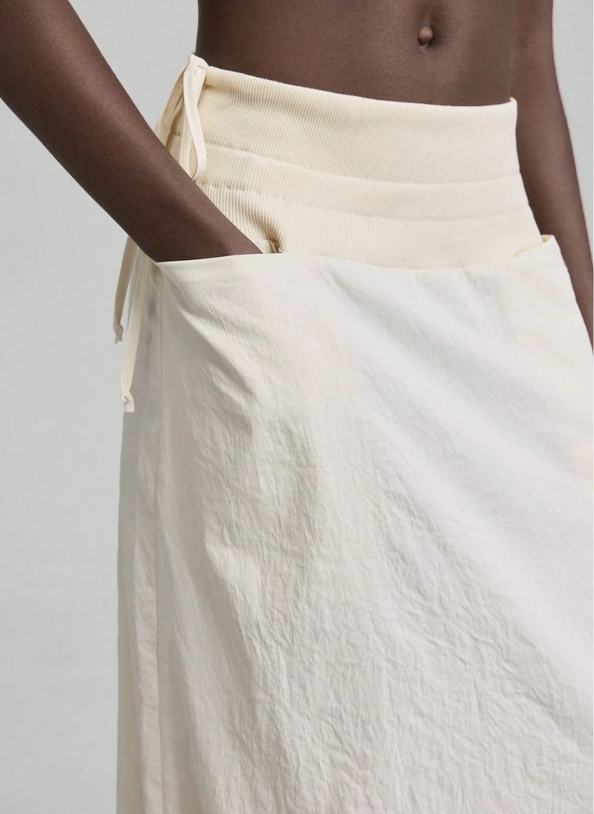 Minimalist Long Skirt a Cotton Feel – Linheir