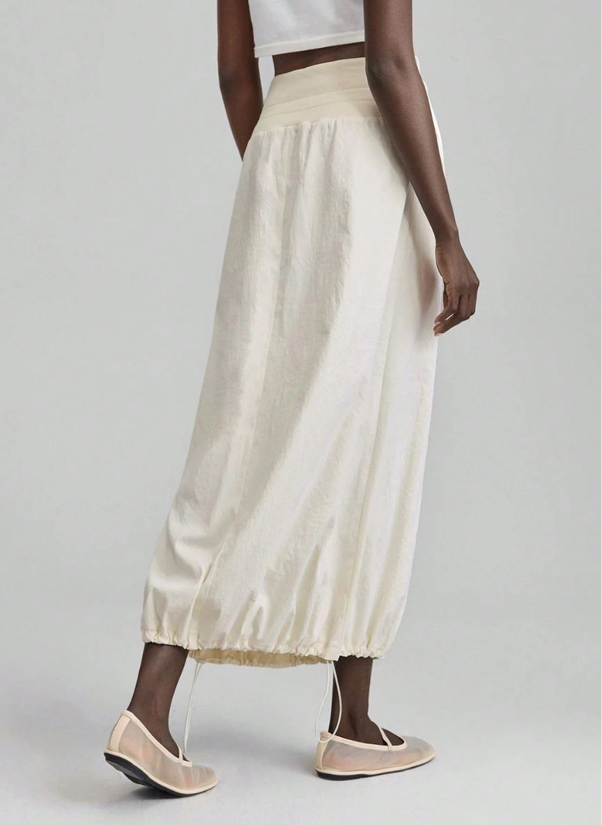 Minimalist Long Skirt a Cotton Feel – Linheir