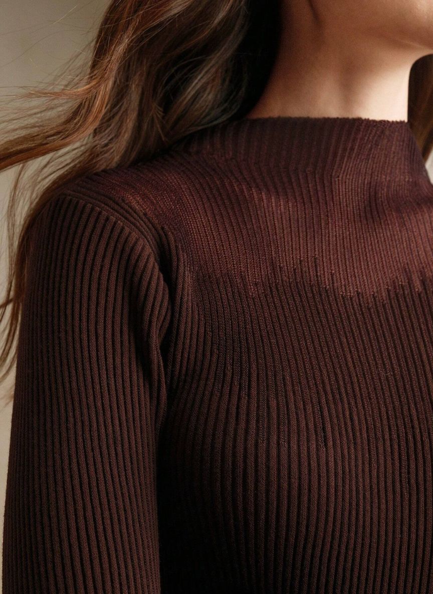 Patchwork Sweater in Ombre Knit - Linheir