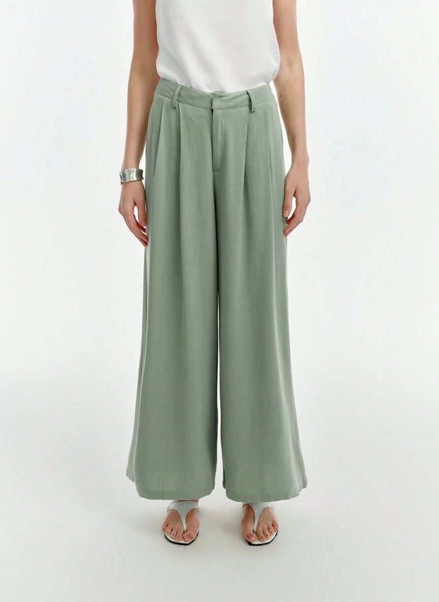 Wide Leg Pants in Black – Linheir