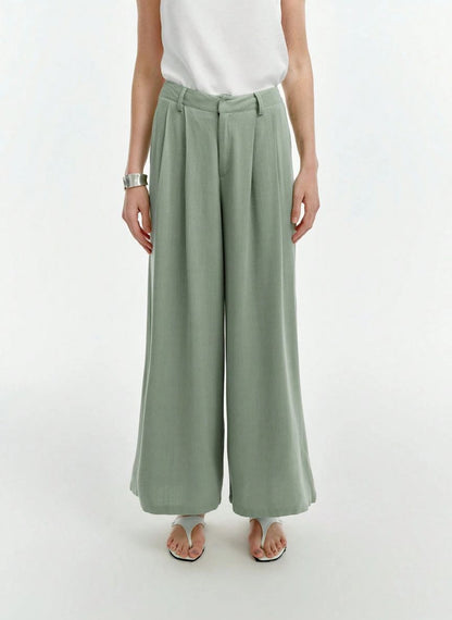 Wide Leg Pants in Black – Linheir