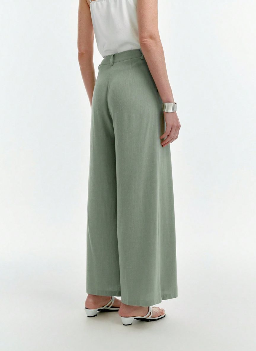 Wide Leg Pants in Black – Linheir