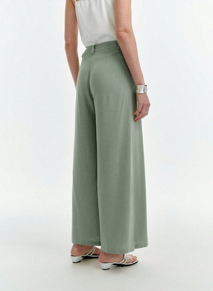 Wide Leg Pants in Black – Linheir