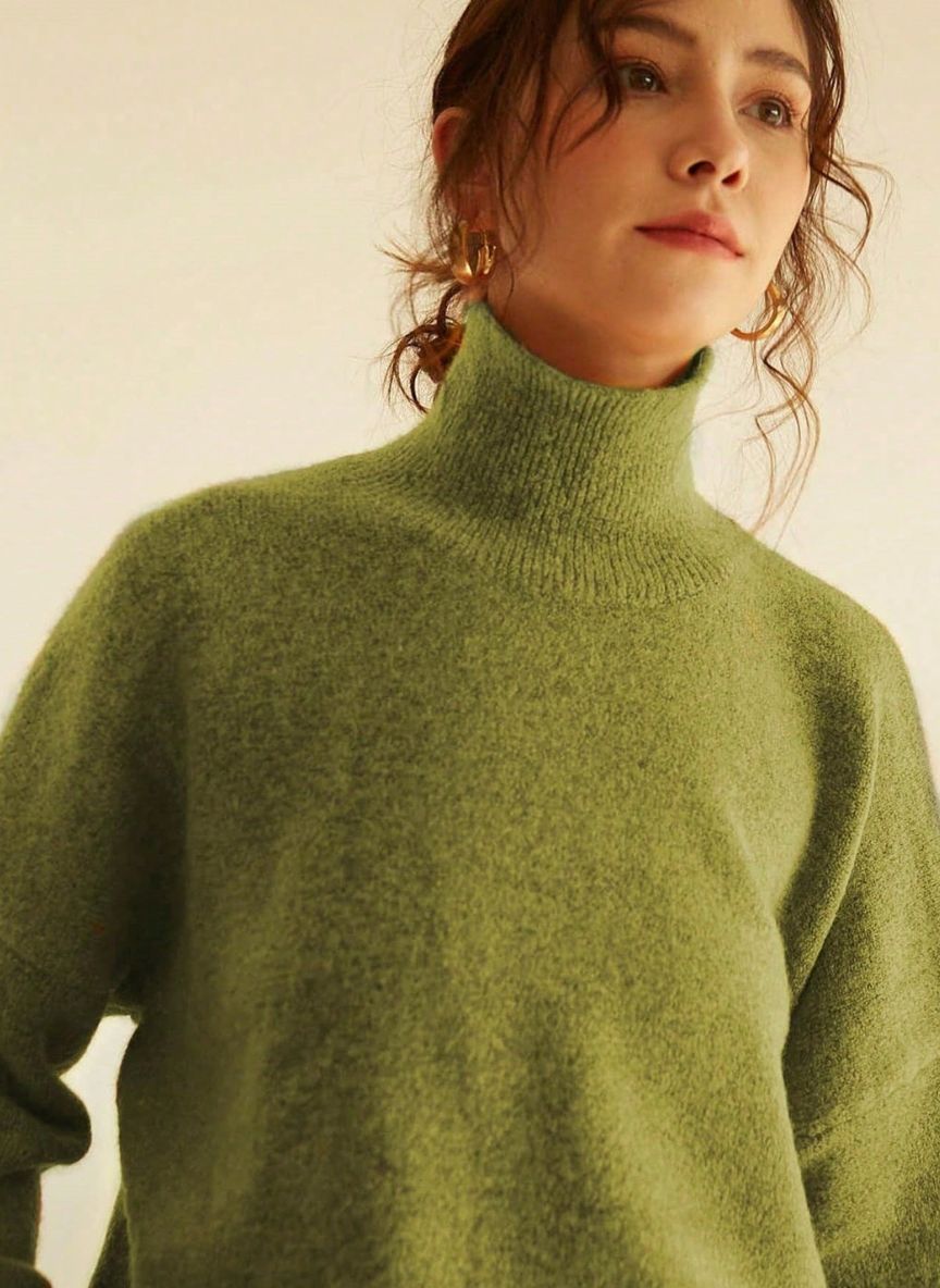 Women's Basic Loose Knit Sweater – Linheir