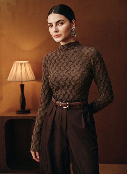 Women's Blouse Delicate Terry Cloth Touch - Linheir