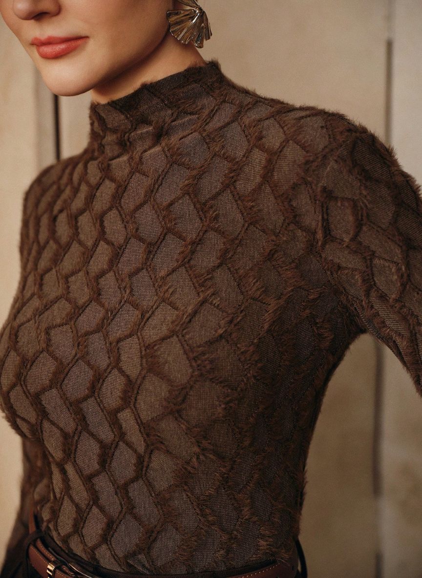 Women's Blouse Delicate Terry Cloth Touch - Linheir