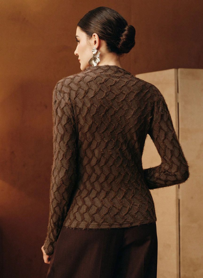 Women's Blouse Delicate Terry Cloth Touch - Linheir