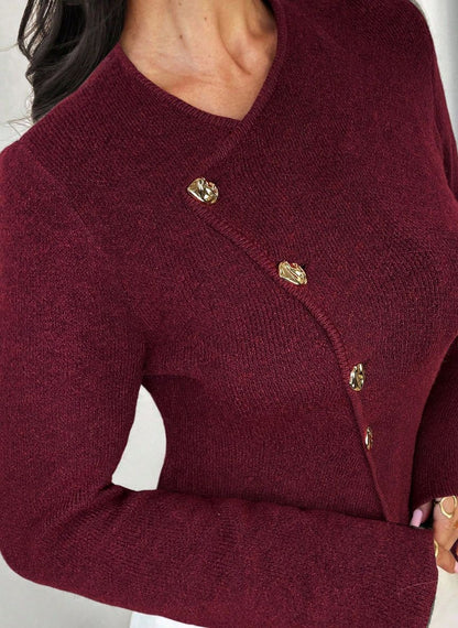 Women's Deep V-Neck Sweater – Linheir