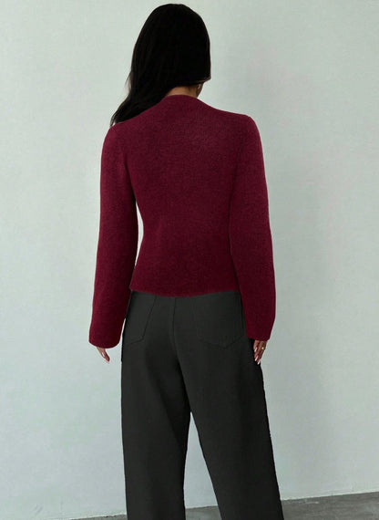 Women's Deep V-Neck Sweater – Linheir