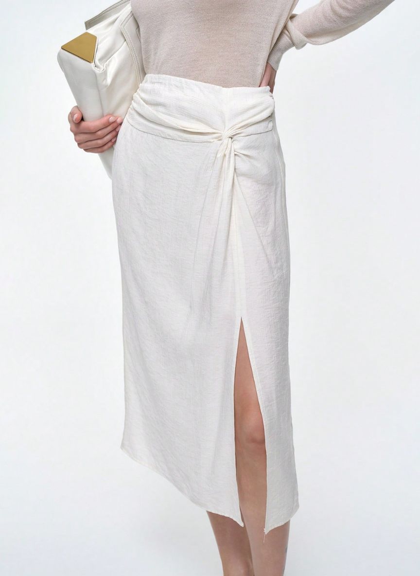 Women's Linen Touch Skirt – Linheir