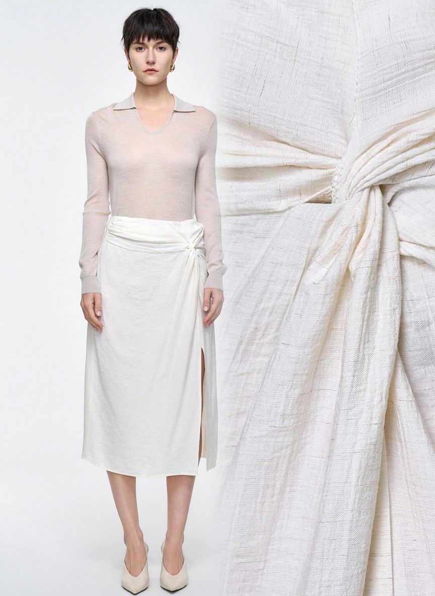 Women's Linen Touch Skirt – Linheir