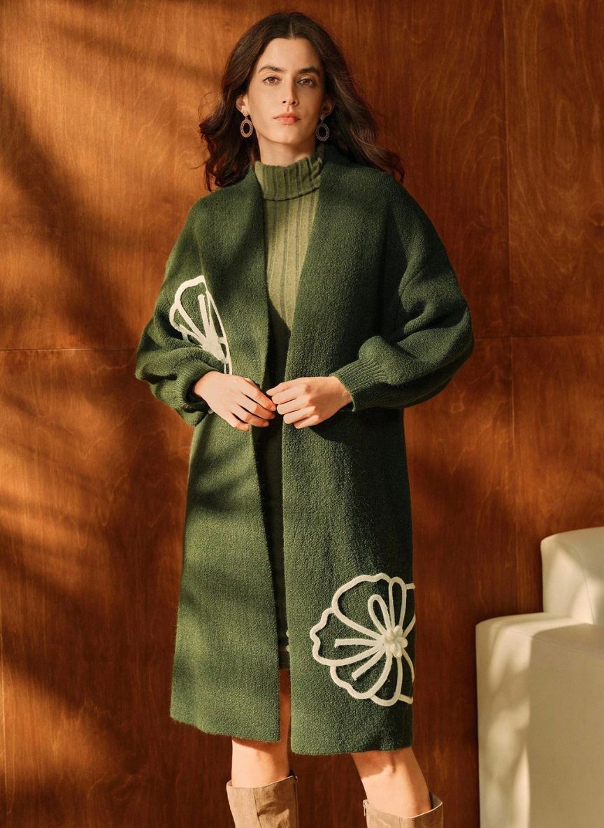 Women's Long Cardigan French Touch - Linheir