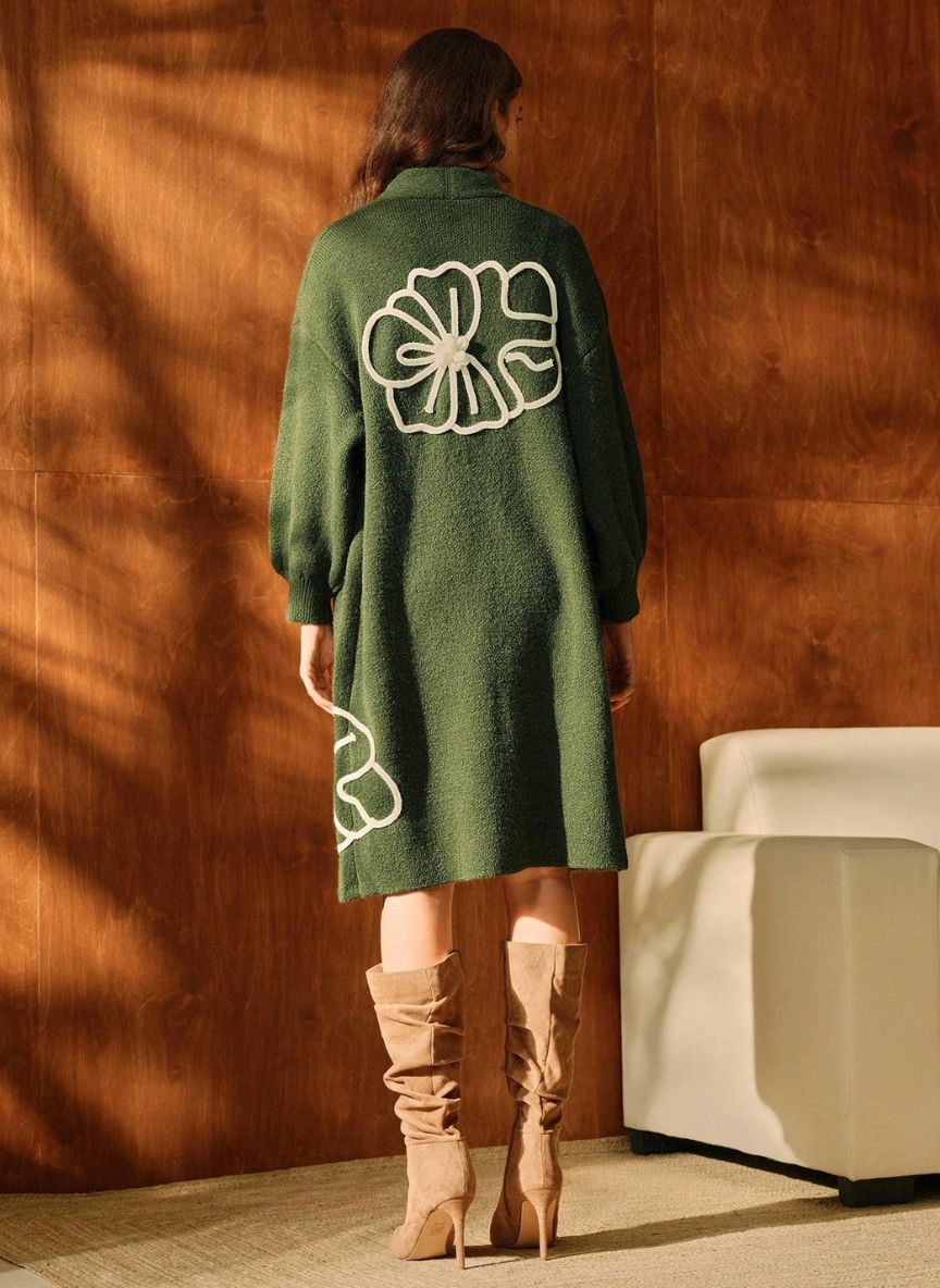 Women's Long Cardigan French Touch - Linheir