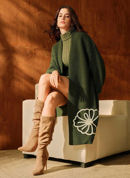 Women's Long Cardigan French Touch - Linheir